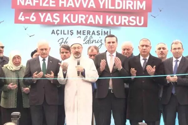 Ali Erbaş Nafize Havva Yıldırım 4-6 Yaş Kur’an Kursu’nun Açılışını Yaptı