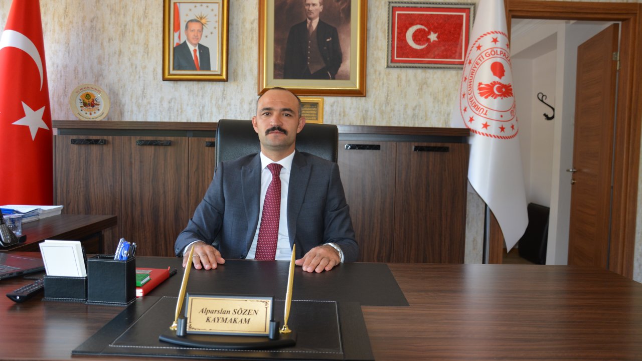 alparslan sözen gölpazarı kaymakamı olarak göreve başladı