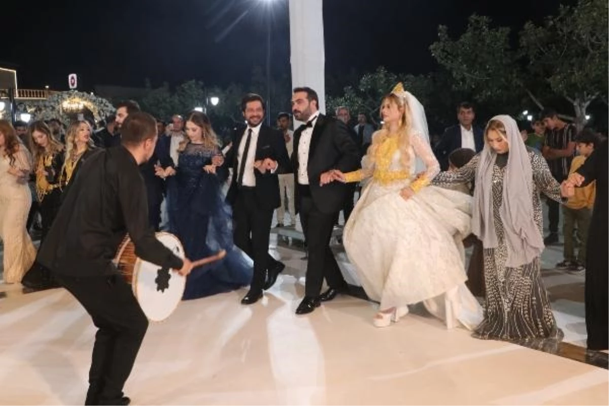 aşiret düğününde geline 4 kilo altın takıldı