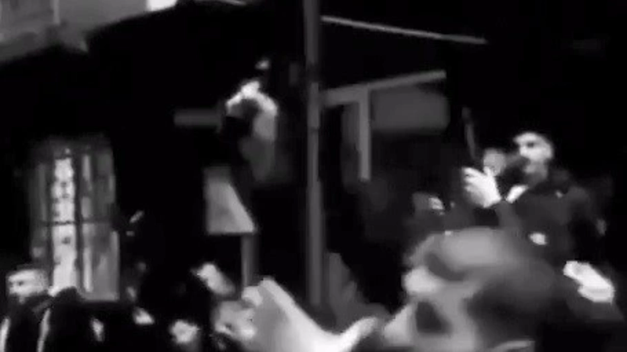 asker eğlencesinde silahlarla ateş açıldı