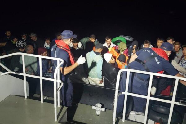 Ayvalık Açıklarında Göçmen Operasyonu