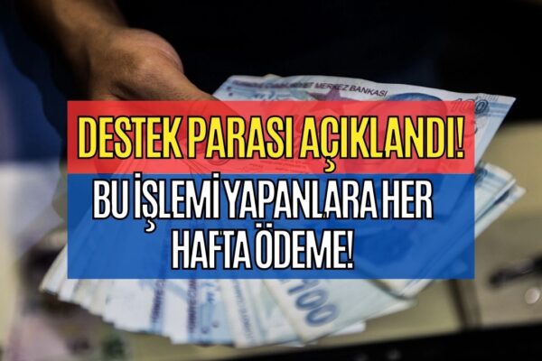 Bakanlık Bu İşlemi Yapanların Ziraat Hesabına Her Cuma Destek Parası Yatıracak!