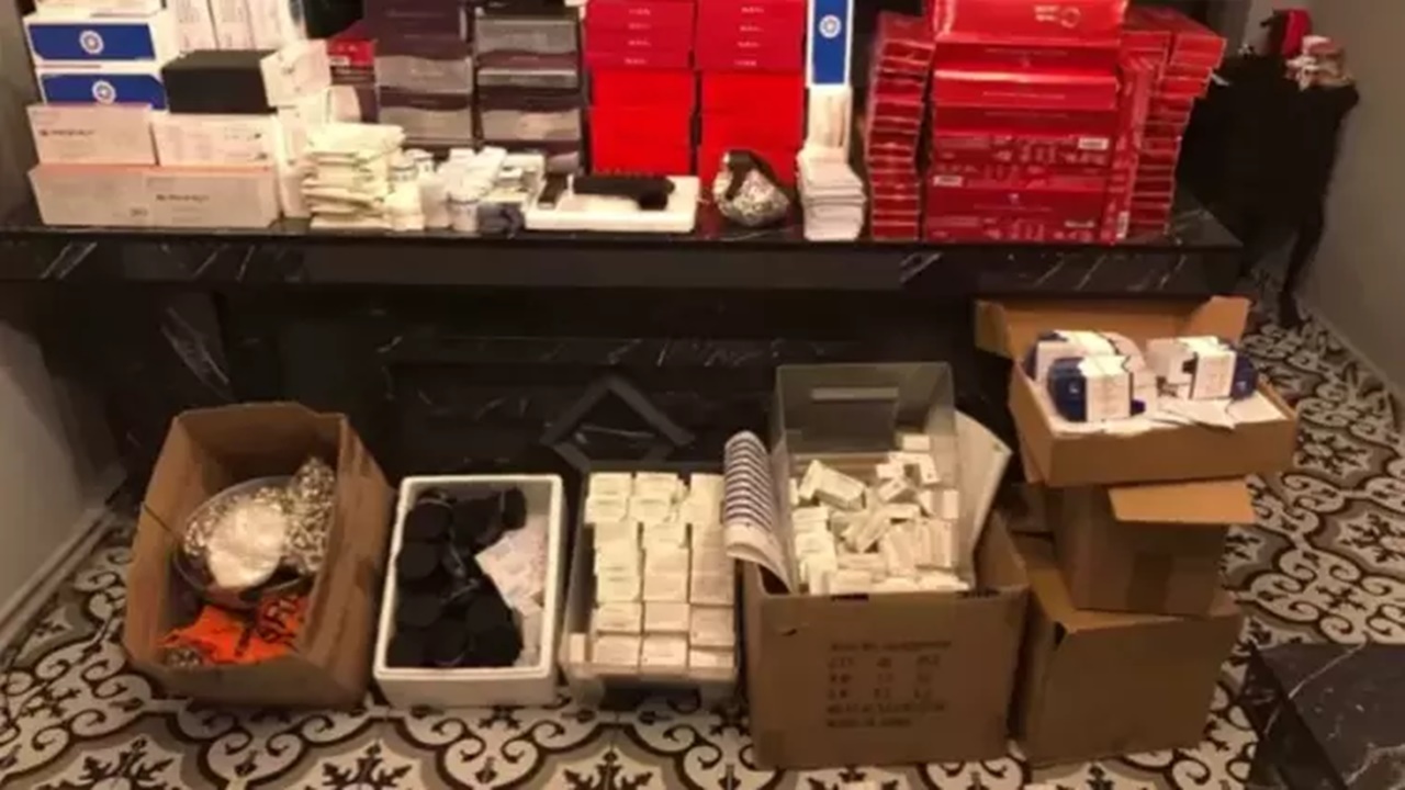 bakırköyde kaçak İlaç operasyonunda botoks İlaçları ele geçirildi