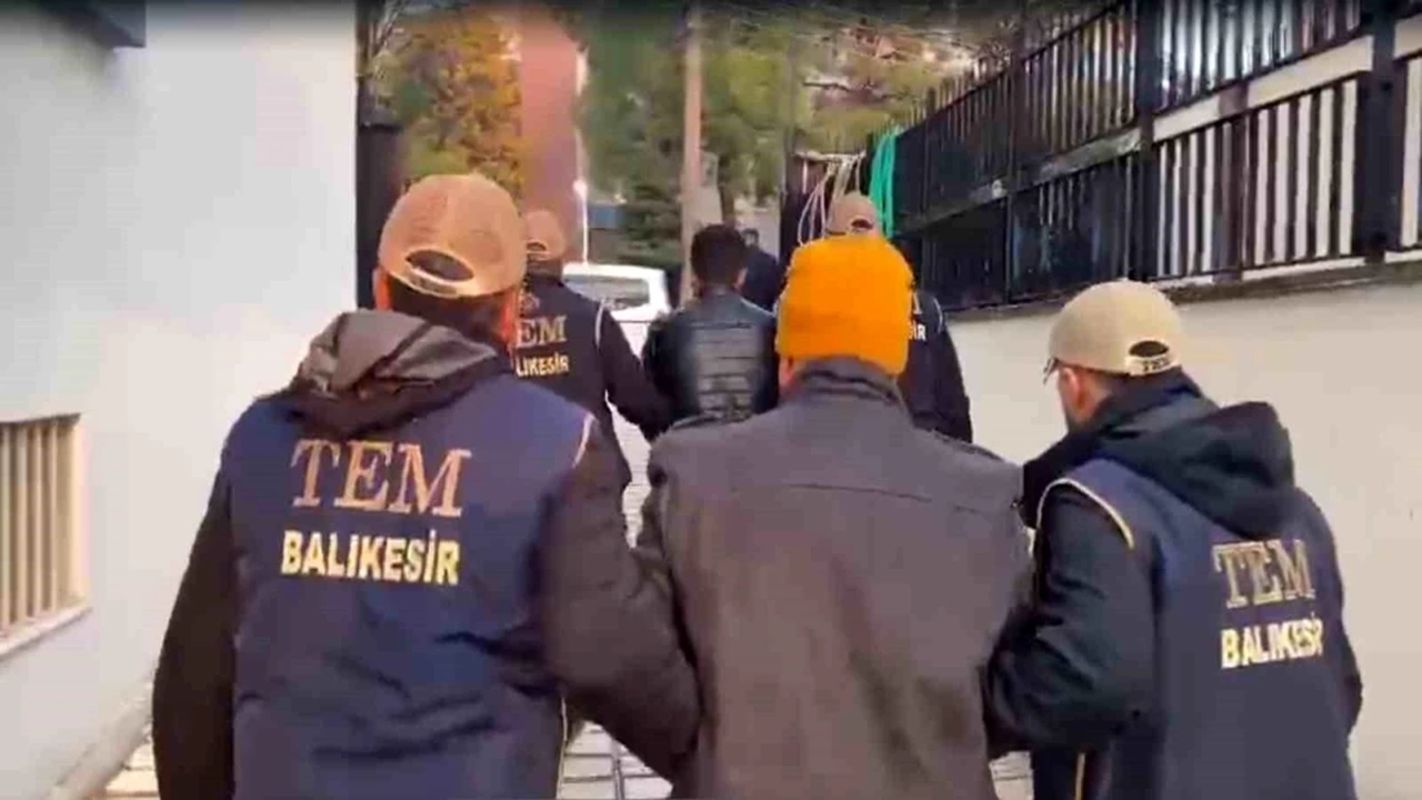 balıkesirde terör operasyonu