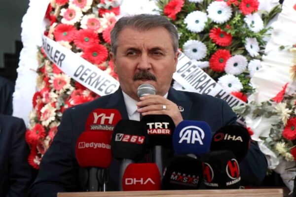 BBP Genel Başkanı Destici: Filistin Devleti İçin Kalıcı Ateşkes Şart