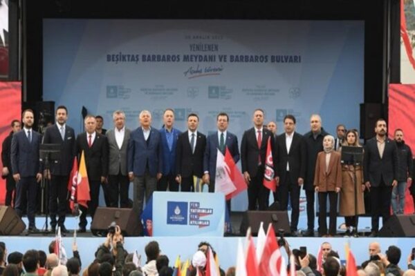 Beşiktaş Barbaros Meydanı ve Bulvarı Açılış Töreni Yapıldı