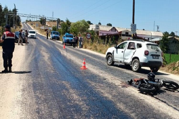 bilecikte trafik kazası 1 yaralı