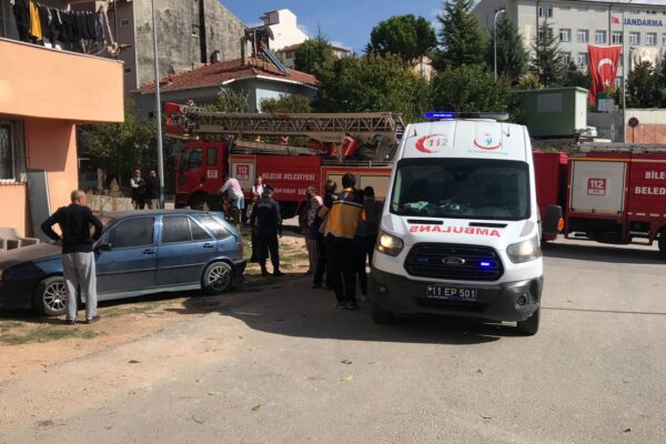 Bilecik’te Bir Apartman Dairesinde Yangın Çıktı
