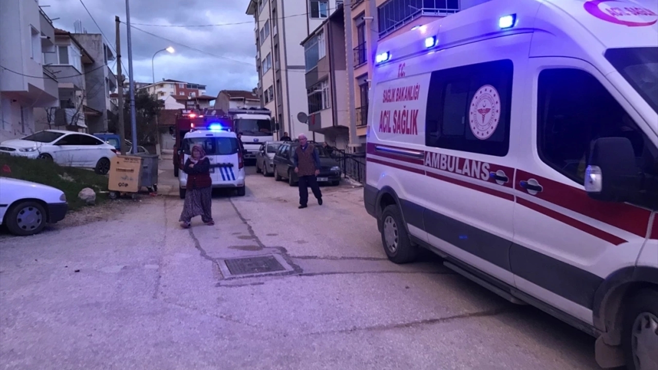 bilecikte bir evde yangın Çıktı