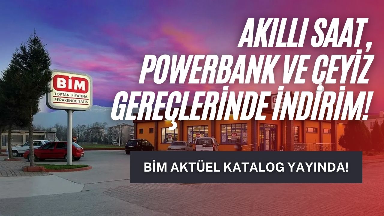 bİm aktüel katalogda yok yok hasır sepet erzak kabı elektrikli bisiklet İndirimi o tarihte başlıyor