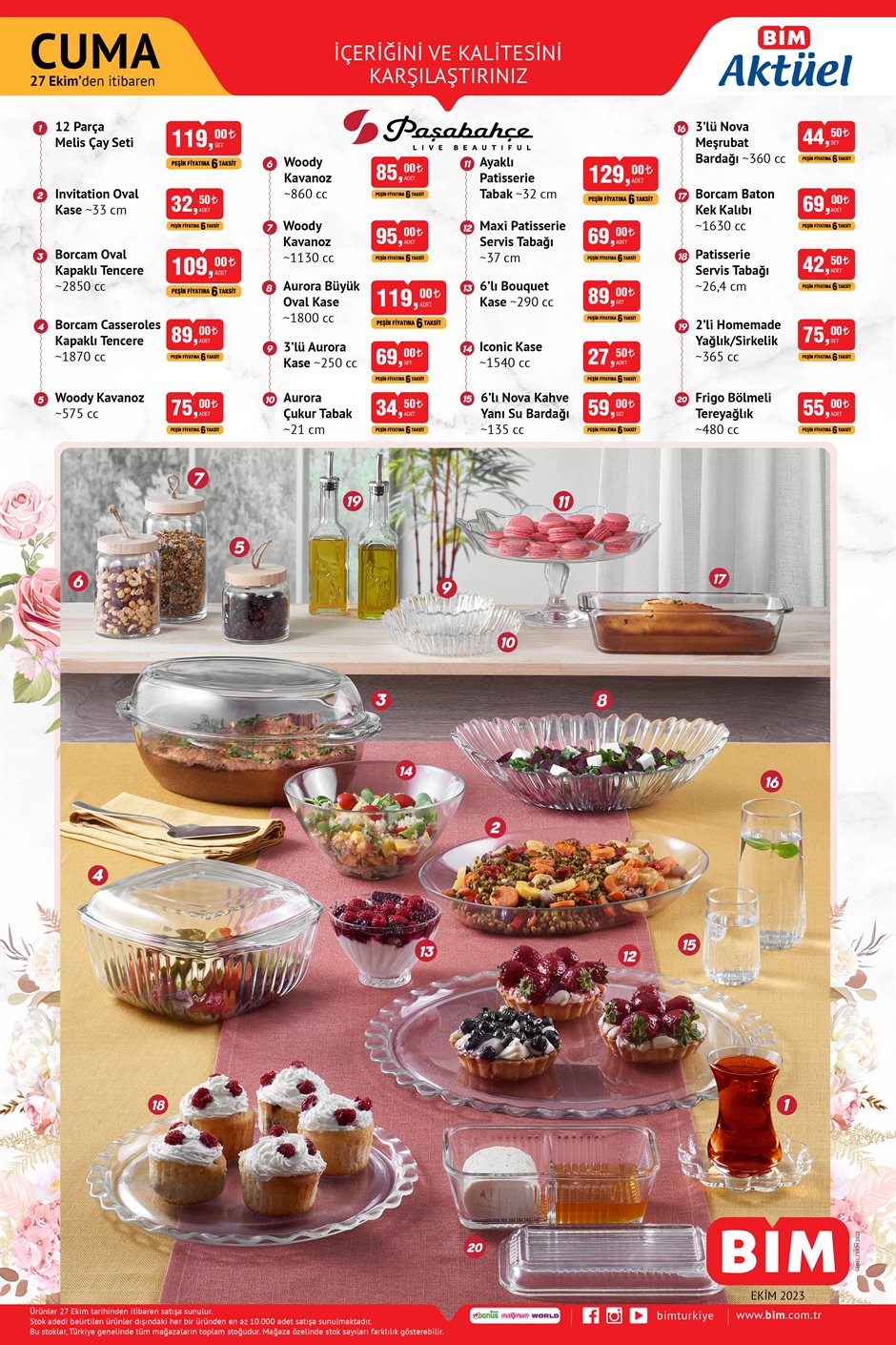 BİM 27 Ekim İndirimleri