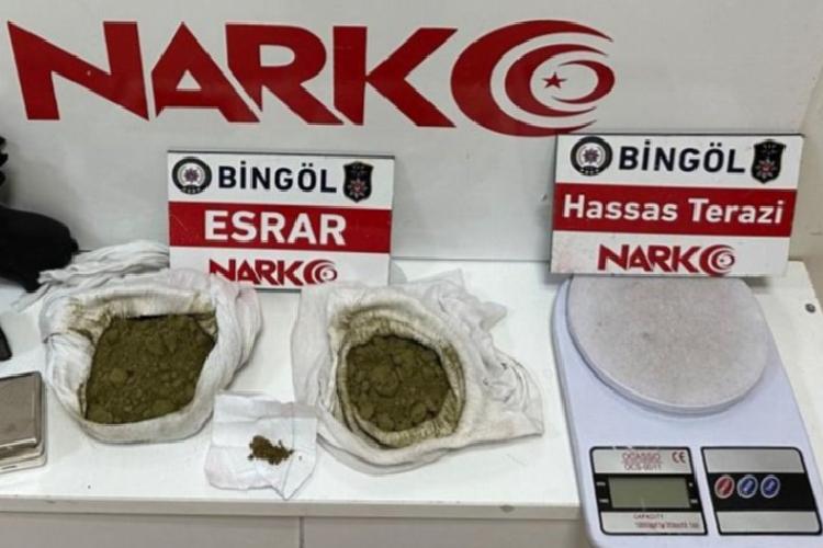 bingölde uyuşturucuya 2 tutuklama