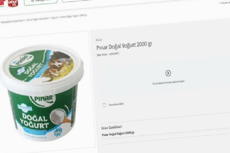 bir skandal da onur market ve pınar yoğurttan ticaret bakanlığı kontrol yapmıyor mu