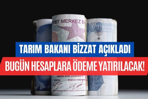 Bugün Ek Tarımsal Destek Ödemesi Yatacak! O Saatte Ziraat Hesabınızdan Çekebileceksiniz