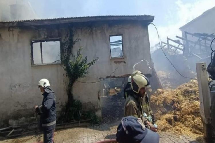 bursa orhanelide korkutan yangın