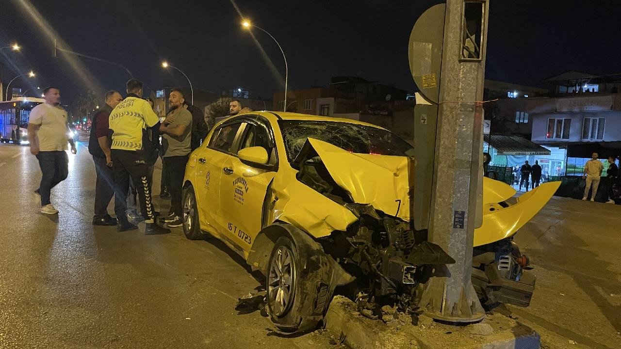 bursada akıl almaz kaza 6 yaralı