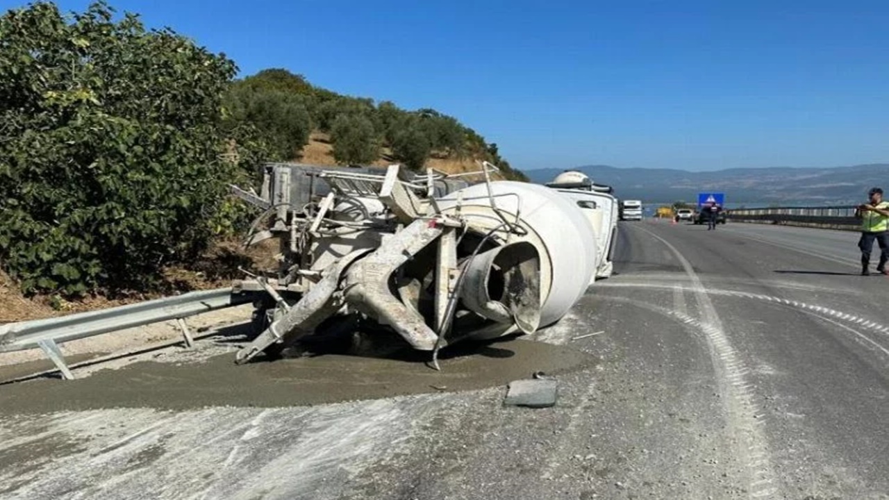 bursada beton mikserleri kaza yaptı 1 Ölü 1 yaralı
