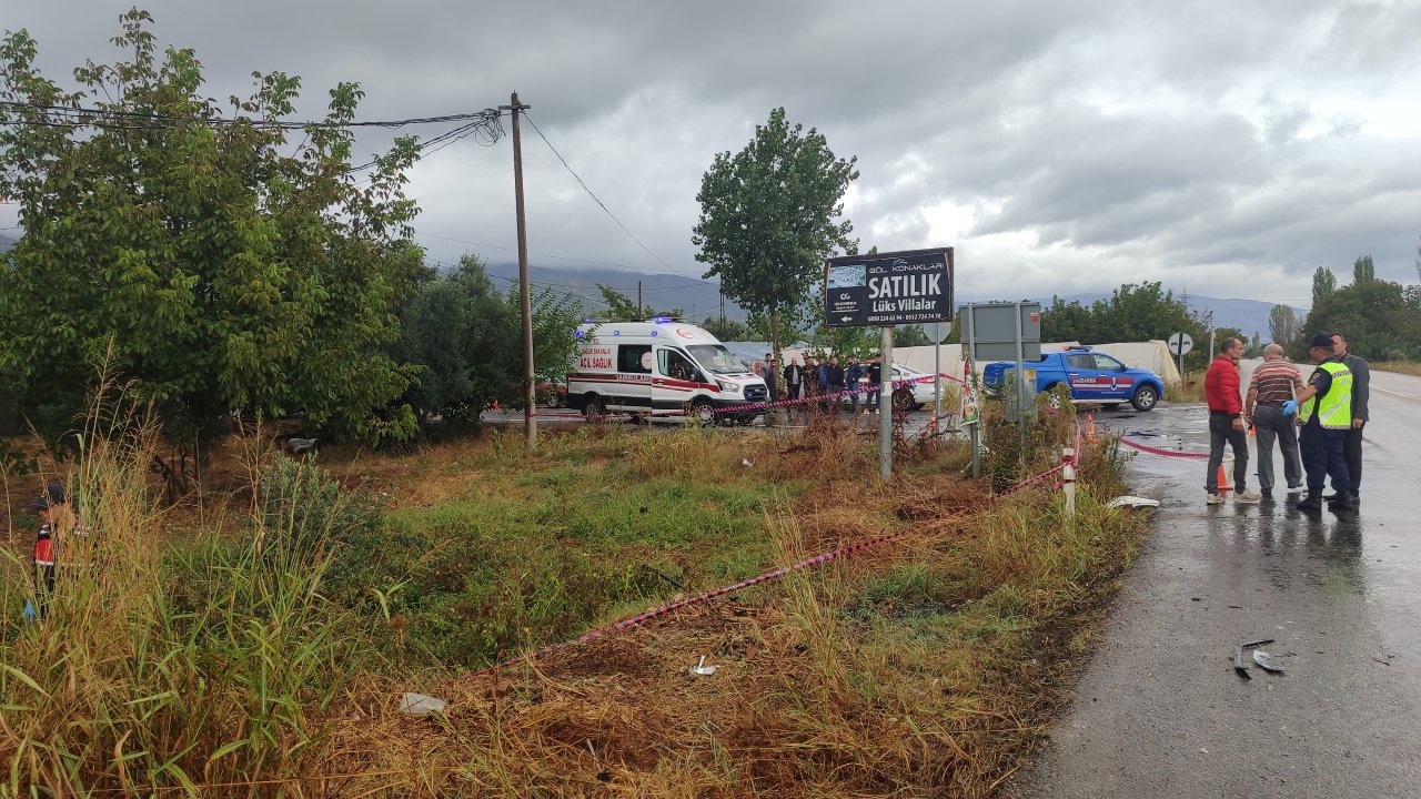 bursada trafik kazasında bir kişi hayatını kaybetti