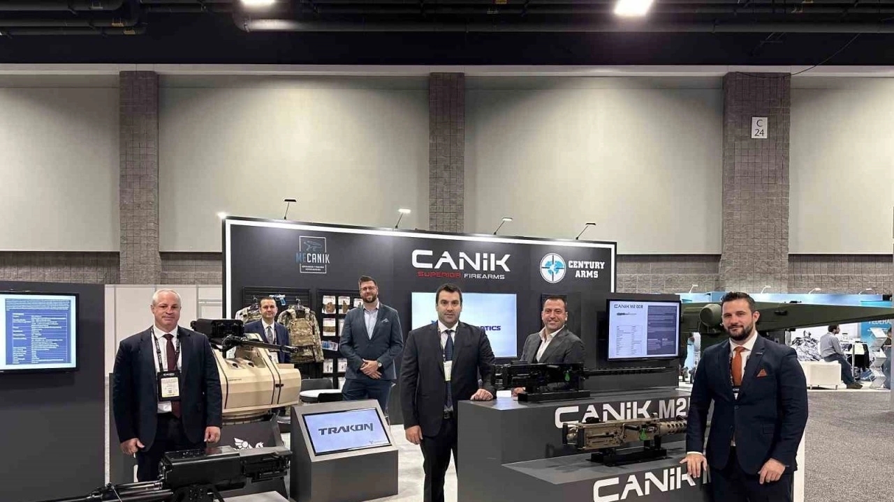 canik ve aei systems silahları ausa 2023 fuarında sergilendi