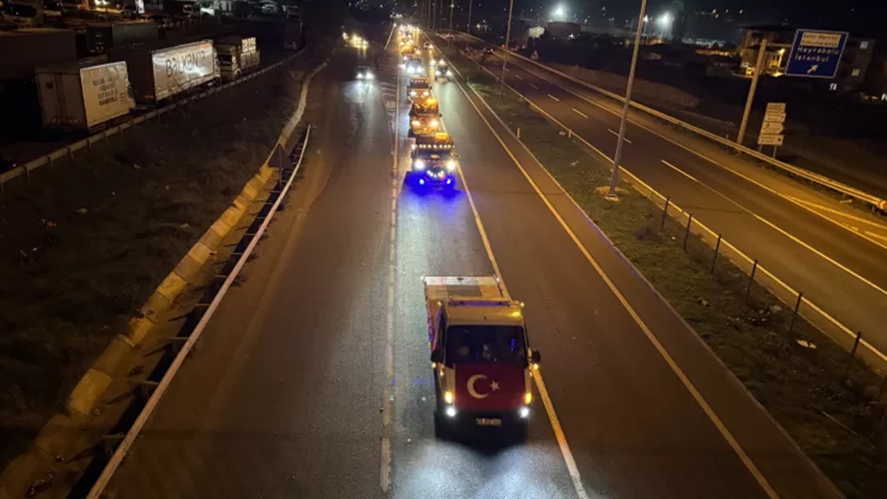Çekicilerle Şehir turu atıp terörü protesto ettiler