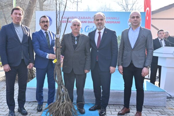 Çiftçilere Kestane Fidanı Desteği