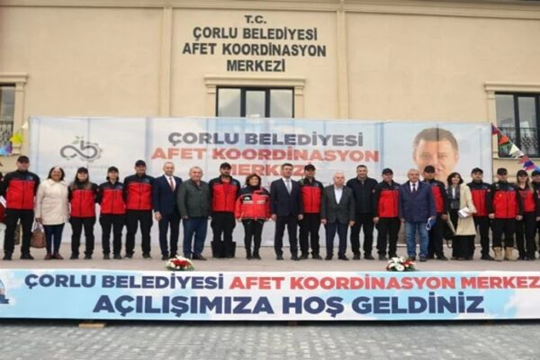 Çorlu’da Afet Koordinasyon Merkezi Hizmete Girdi