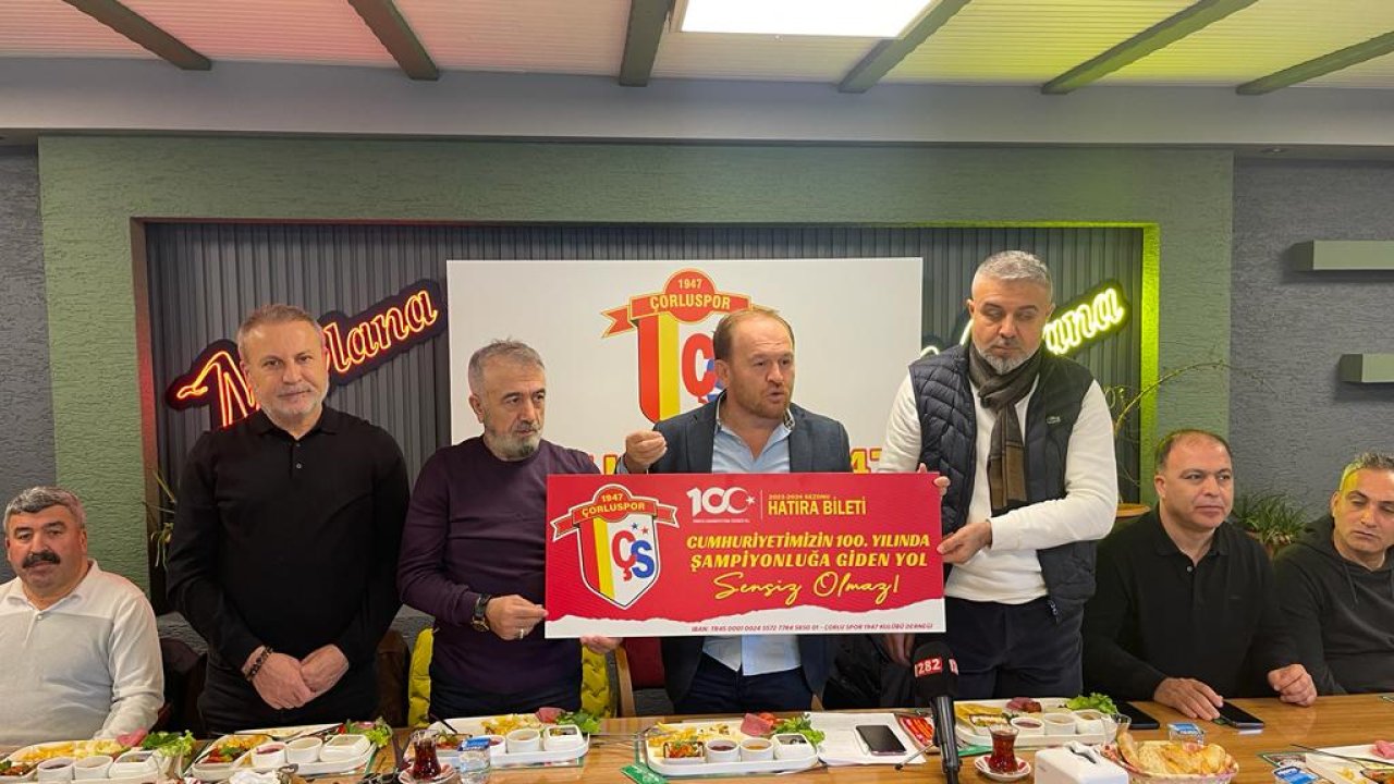 Çorluspor 1947den sensiz olmaz kampanyası