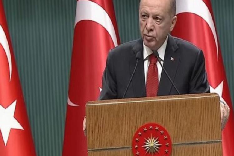 cumhurbaşkanı erdoğan millete sesleniyor