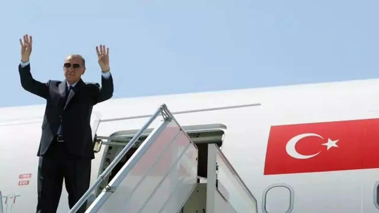 cumhurbaşkanı erdoğan Özbekistan yolcusu