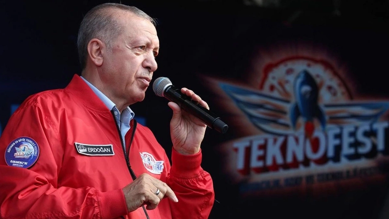 cumhurbaşkanı erdoğan teknofestte konuşuyor