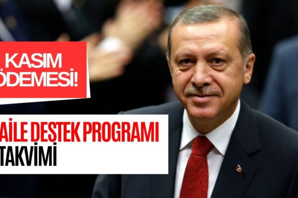 Cumhurbaşkanı Netleştirdi! Aile Destek Programı Kasım Ayı Ödemeleri