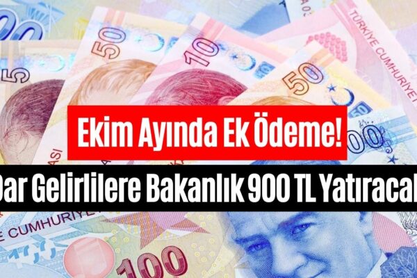 Dar Gelirliye Ek 900 TL Ödeme! Aile Destek Ödemesi Alanlara Yattı Bile!