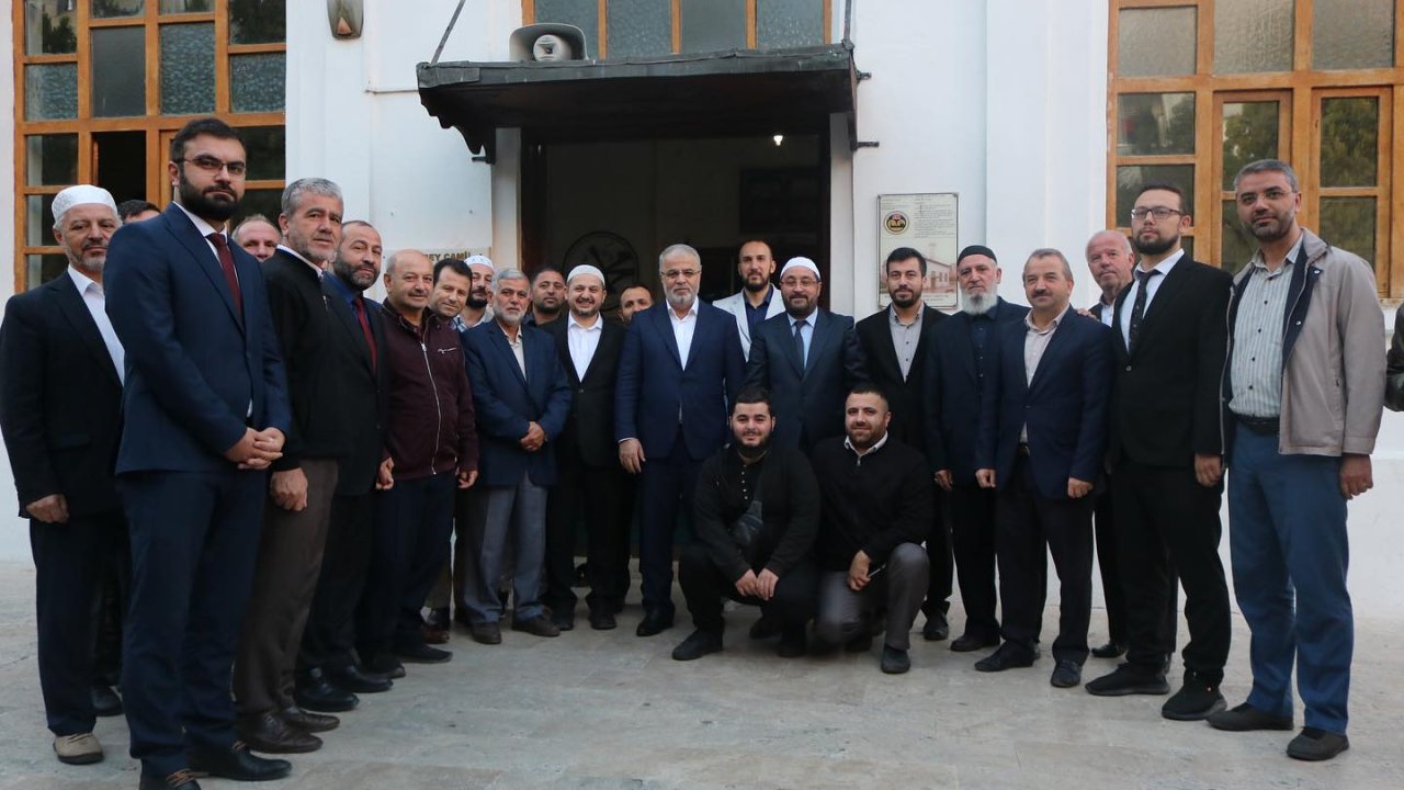 diyanet başkan yardımcısı sabah namazına katıldı