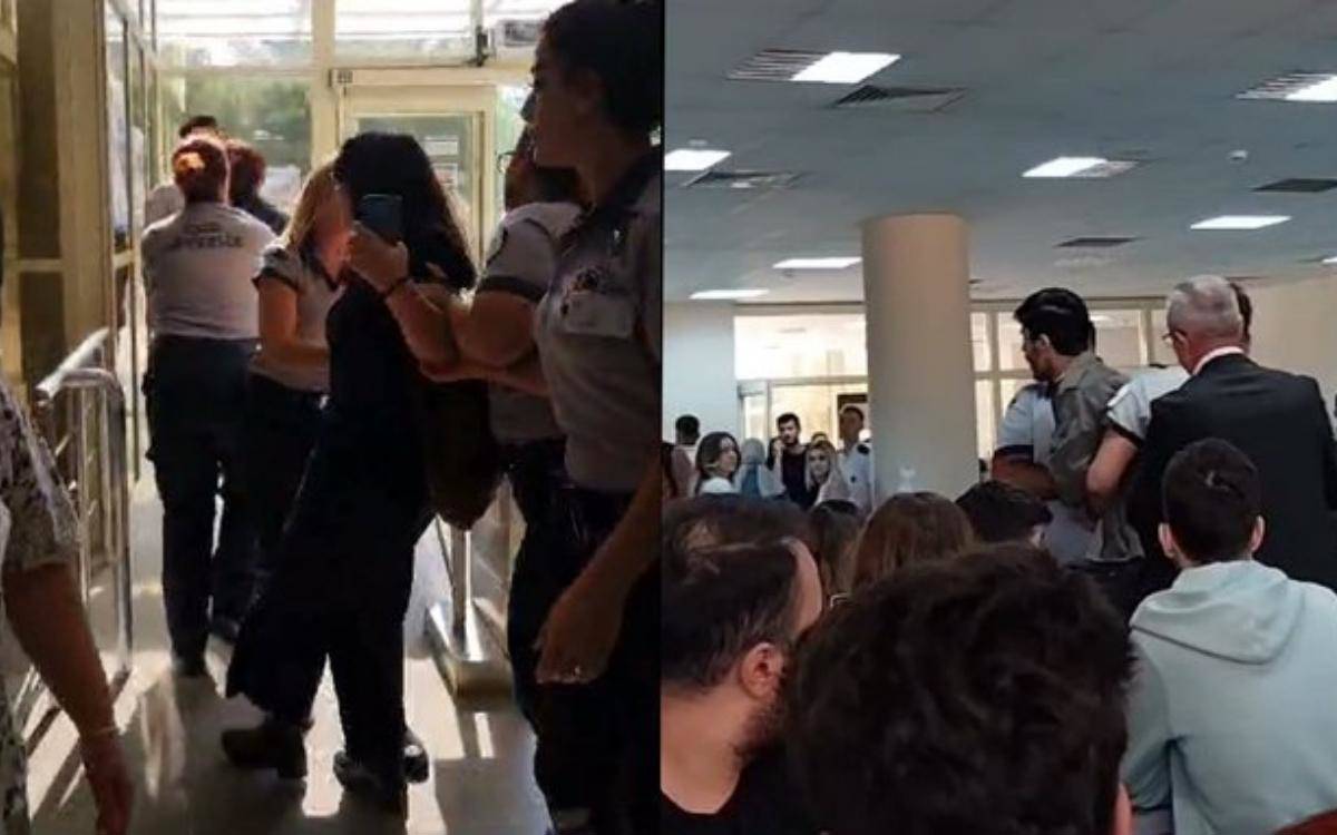 dokuz eylül Üniversitesinin yemekhanesinde Öğrenciler gözaltına alındı