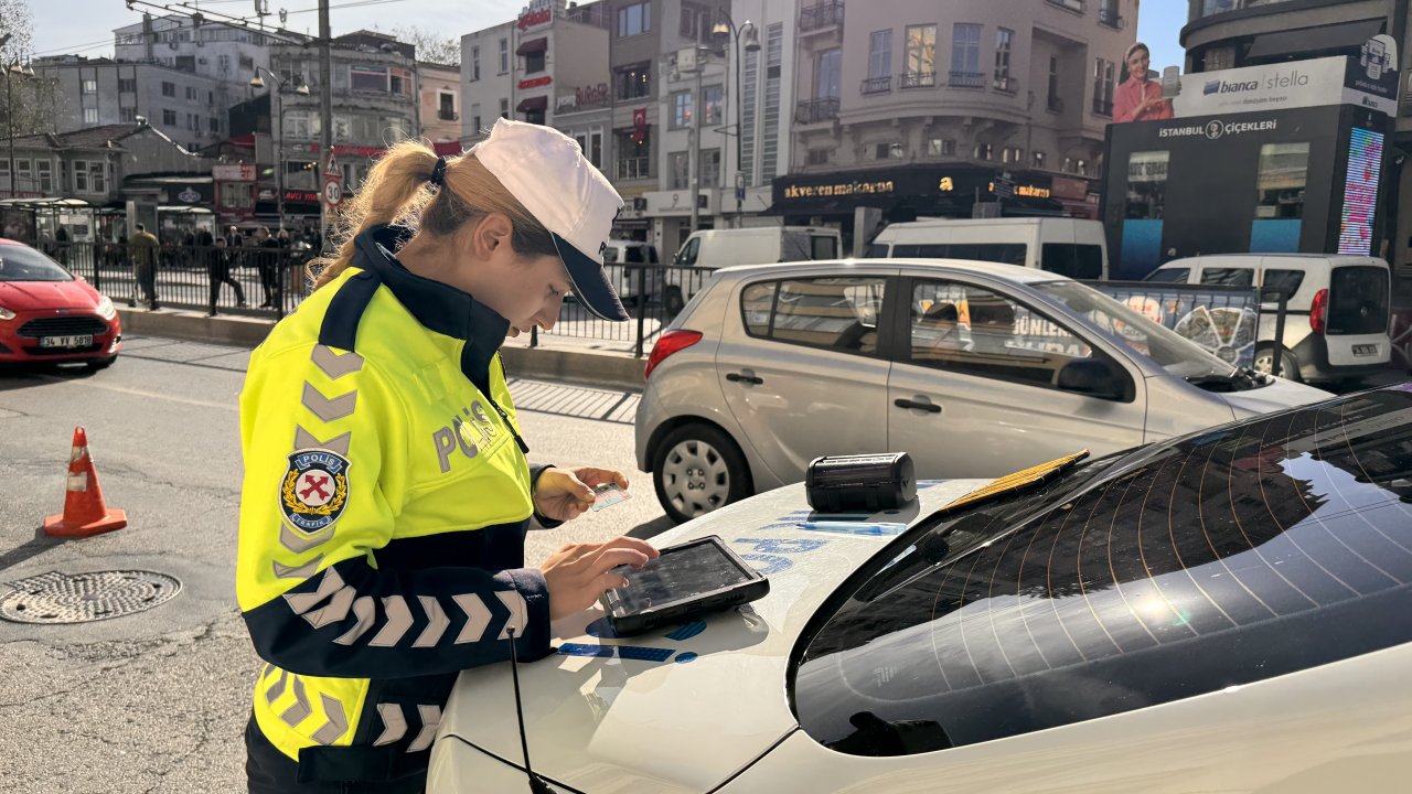 dron destekli yaya geçidi denetiminde sürücülere ceza kesildi