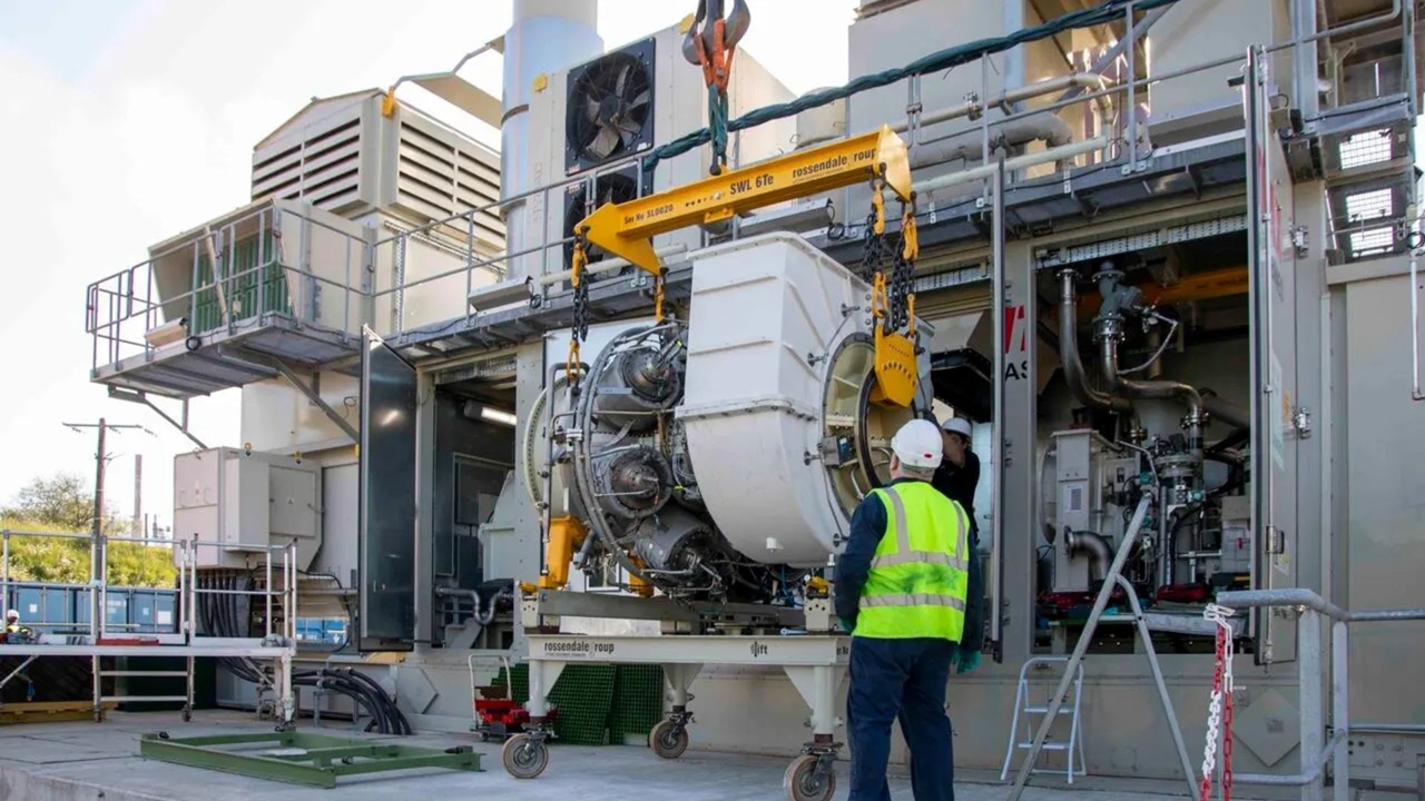 dünyada İlk yüzde yüz hidrojen gaz türbini test edildi