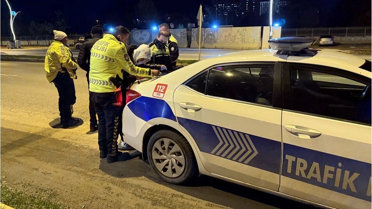 dur İhtarına uymayan alkollü sürücüye ceza