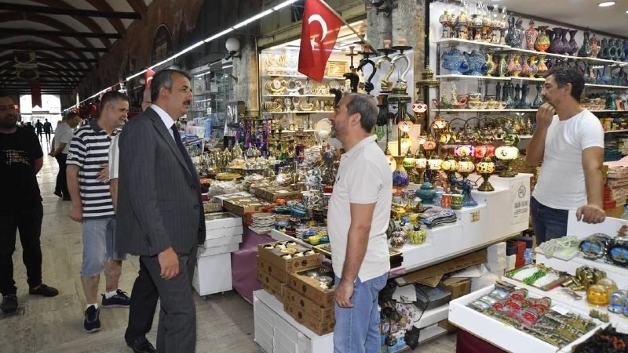 edirne valisi sezer esnaf ziyareti gerçekleştirdi