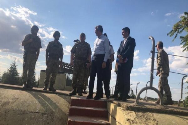 Edirne Valisi Sezer, Türkiye-Yunanistan hudut sınırında incelemede bulundu