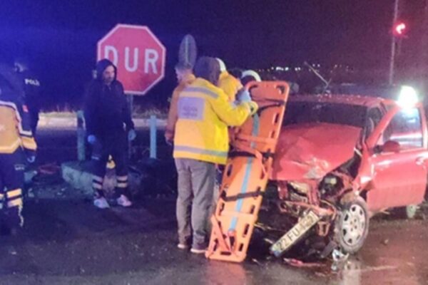 Edirne’de Kaza: 1 Ölü 5 Yaralı