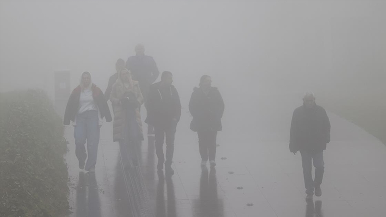 edirnedeki yoğun sis hayatı olumsuz etkiliyor