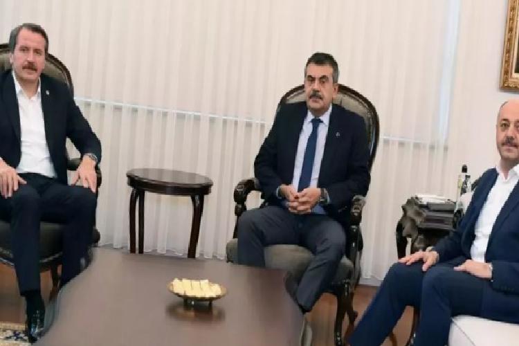 eğitim çalışanları problemlerini bakan tekine iletti