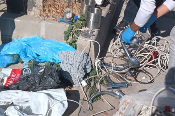 Elektrik Kablosu Çalan Kişi Suçüstü Yakalandı