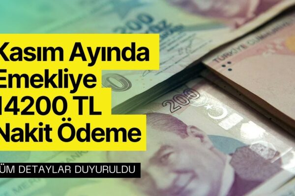 Emekliye Kasım Ayında 14200 TL Ödeme! 9200 TL Emekli Promosyonu da Verilecek
