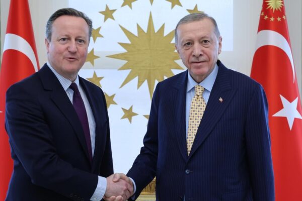 Cumhurbaşkanı Erdoğan İngiltere Dışişleri Bakanı Cameron’ı Kabul Etti