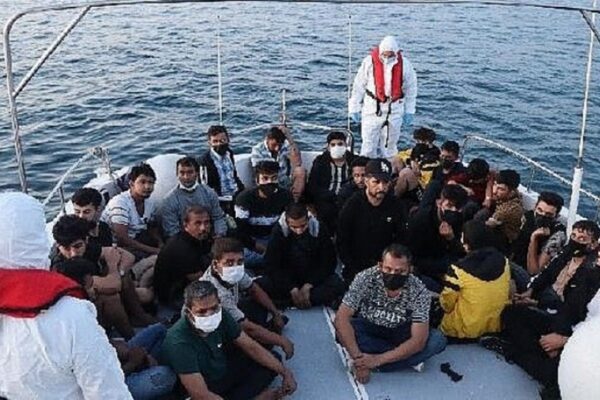 Erenköy Açıklarındaki Operasyonda 25 Suriyeli Düzensiz Göçmen Yakalandı