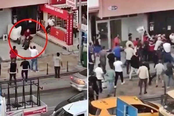 Eski Eşini Bıçaklayan Adamı Linç Edilmekten Polis Kurtardı