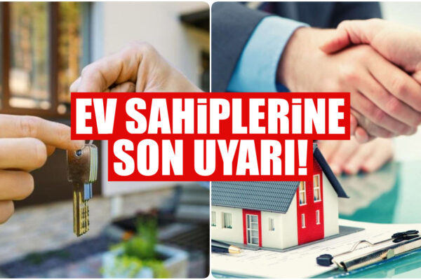 Ev Sahiplerine Kötü Haber! Bunu Yapmayanlara 100 Bin TL Para Cezası