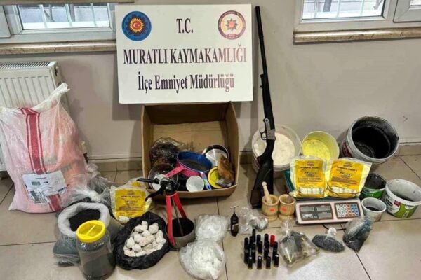 Evinde Barut Satışı Yapan Şüpheli Gözaltına Alındı