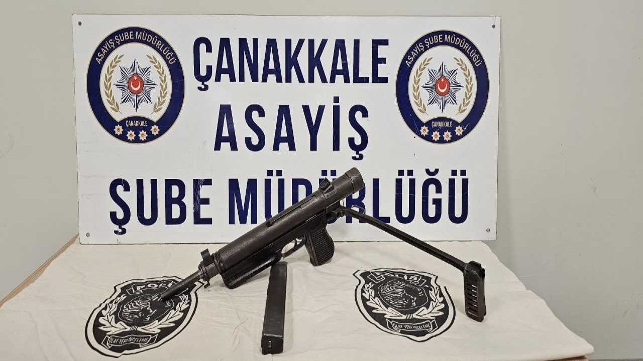 evinde otomatik tabanca bulunan kişi gözaltına alındı